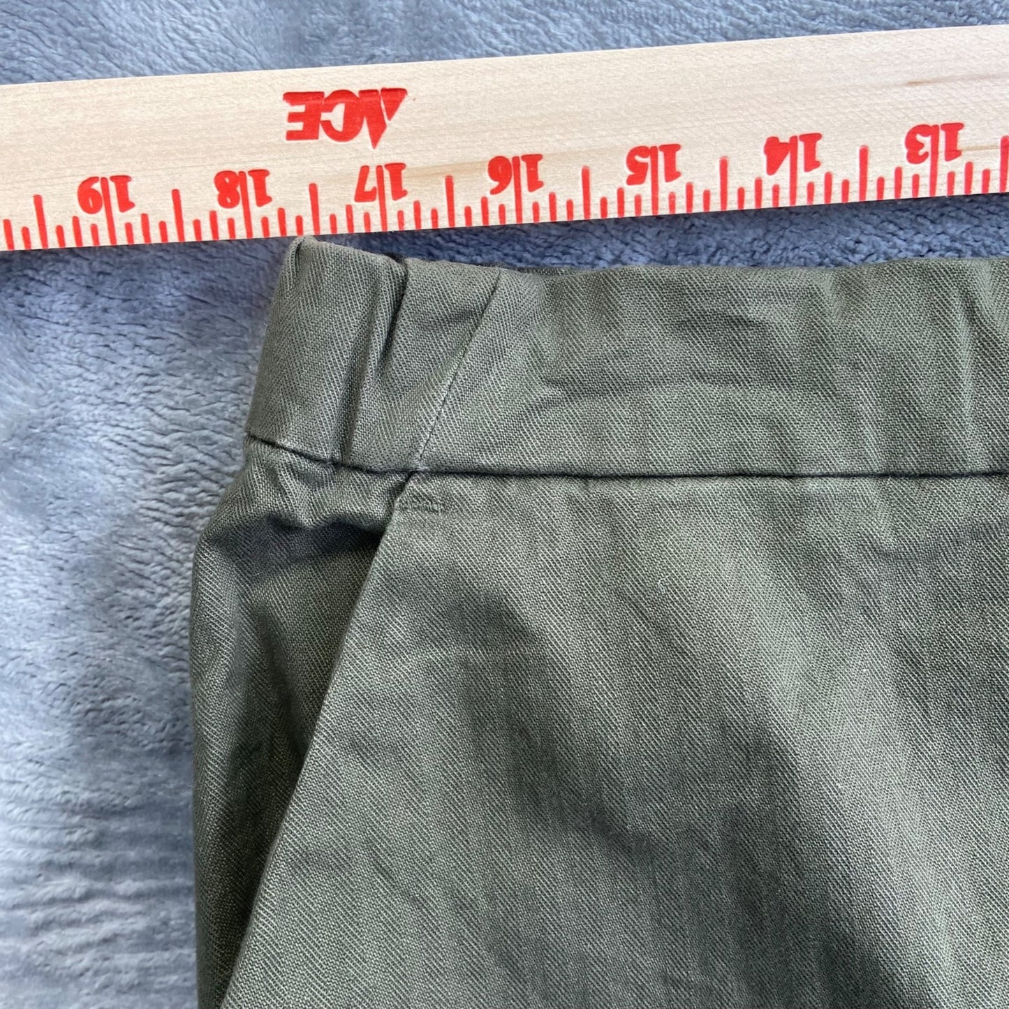 Duluth Trading Cargo Pants Women's Size 16W Olive Cotton Blend