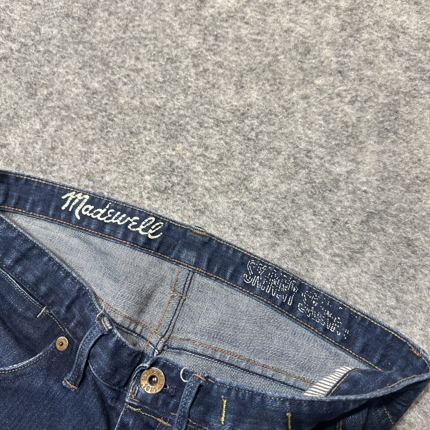 Madewell Skinny Skinny Jeans Women's Size 27x32 Blue Dark Wash Denim