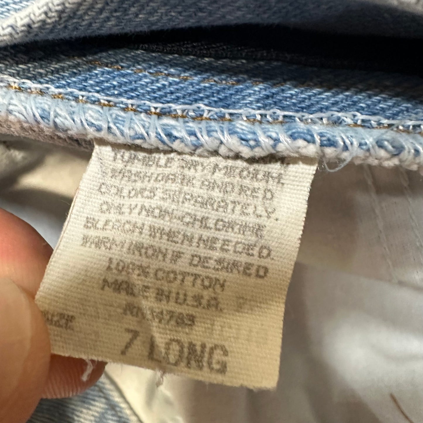 Lee Classic Fit Straight Jeans Women's Size 7 Blue Denim