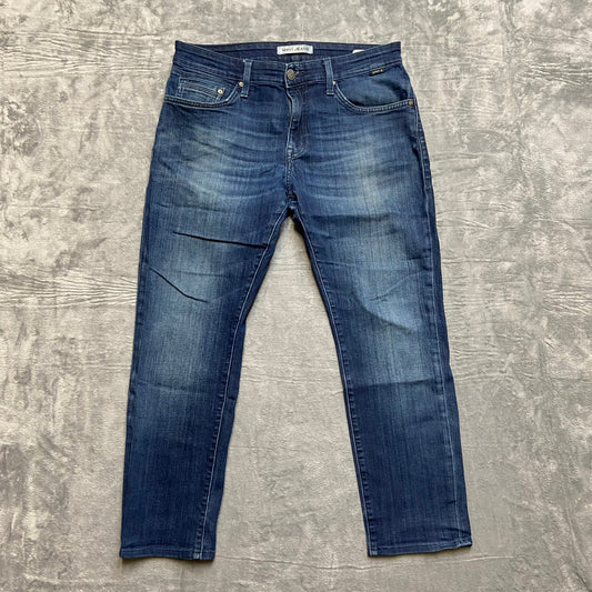Mavi Marcus Slim Straight Leg Jeans Men's Size 32 Blue Denim Med Wash EUC