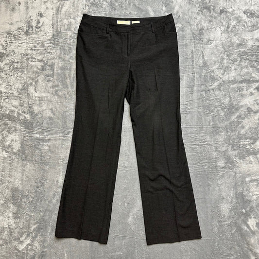 Michael Kors Wide Leg Dress Pants Women's Size 8 Black Denim