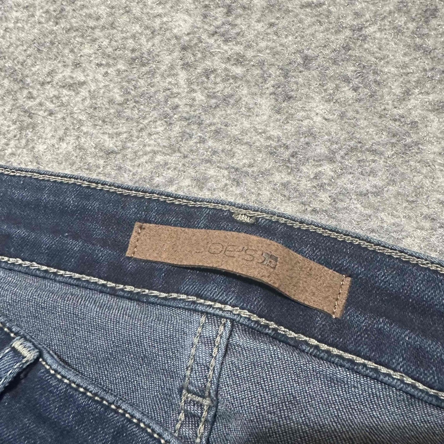 New Joe's Women's Dark Wash High Rise Frayed Hem Skinny Jeans Size 31