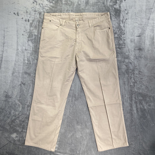 New Ermenegildo Zegna Straight Jeans Men's Size 42 Beige