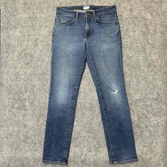 Timberland Men's Distressed Slim Jeans Size 32x32 Blue
