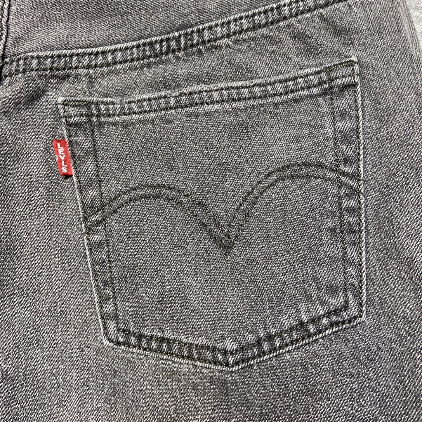 Levi's 501 XX Cut Off Jean Shorts Women's Size 29 Gray Denim
