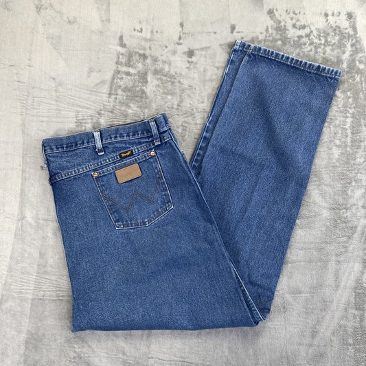 New Wrangler 13MWZ Cowboy Cut Jeans Men's Size 50x34 Blue Denim