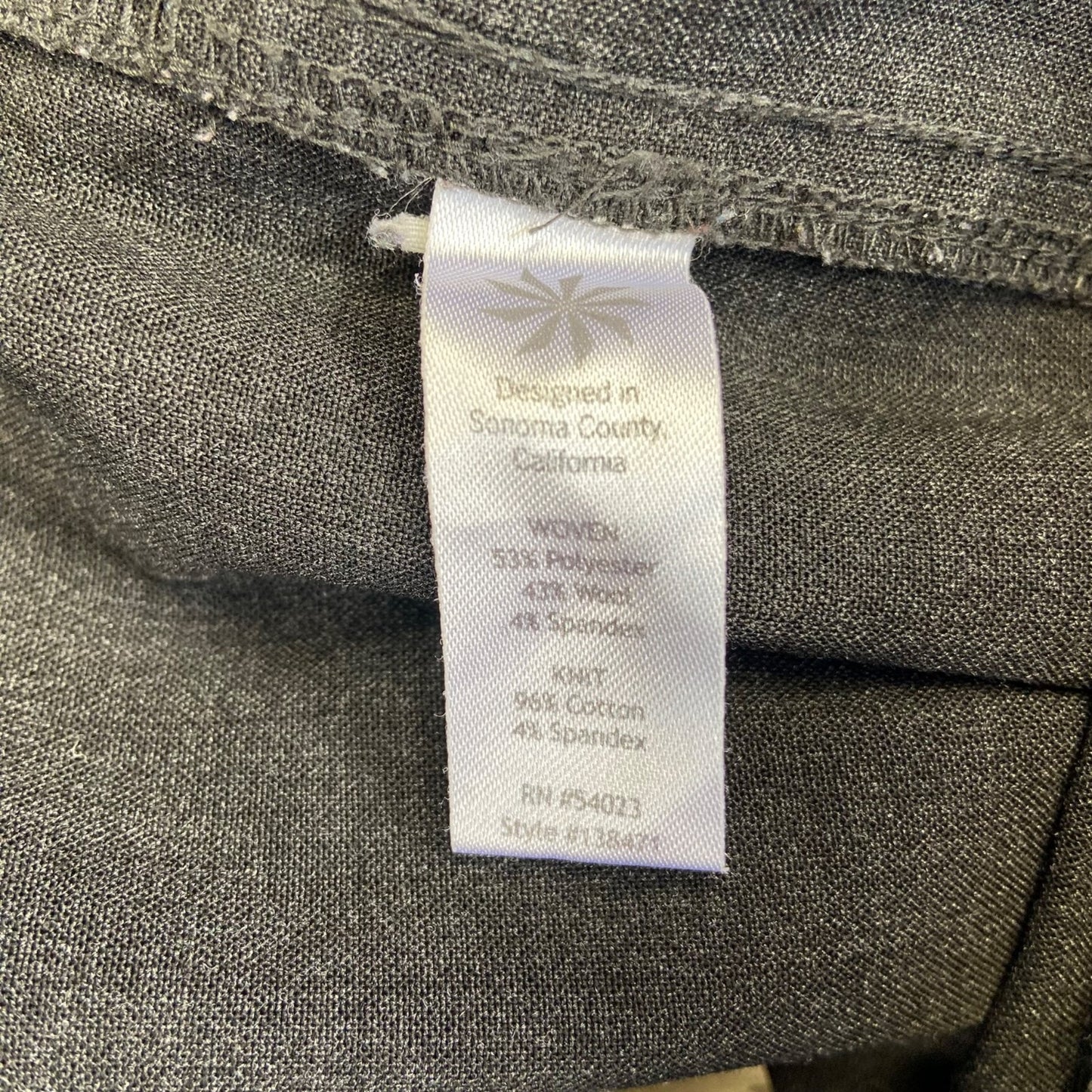 Athleta Women's Jogger Pants Size M Black Cotton Blend Casual