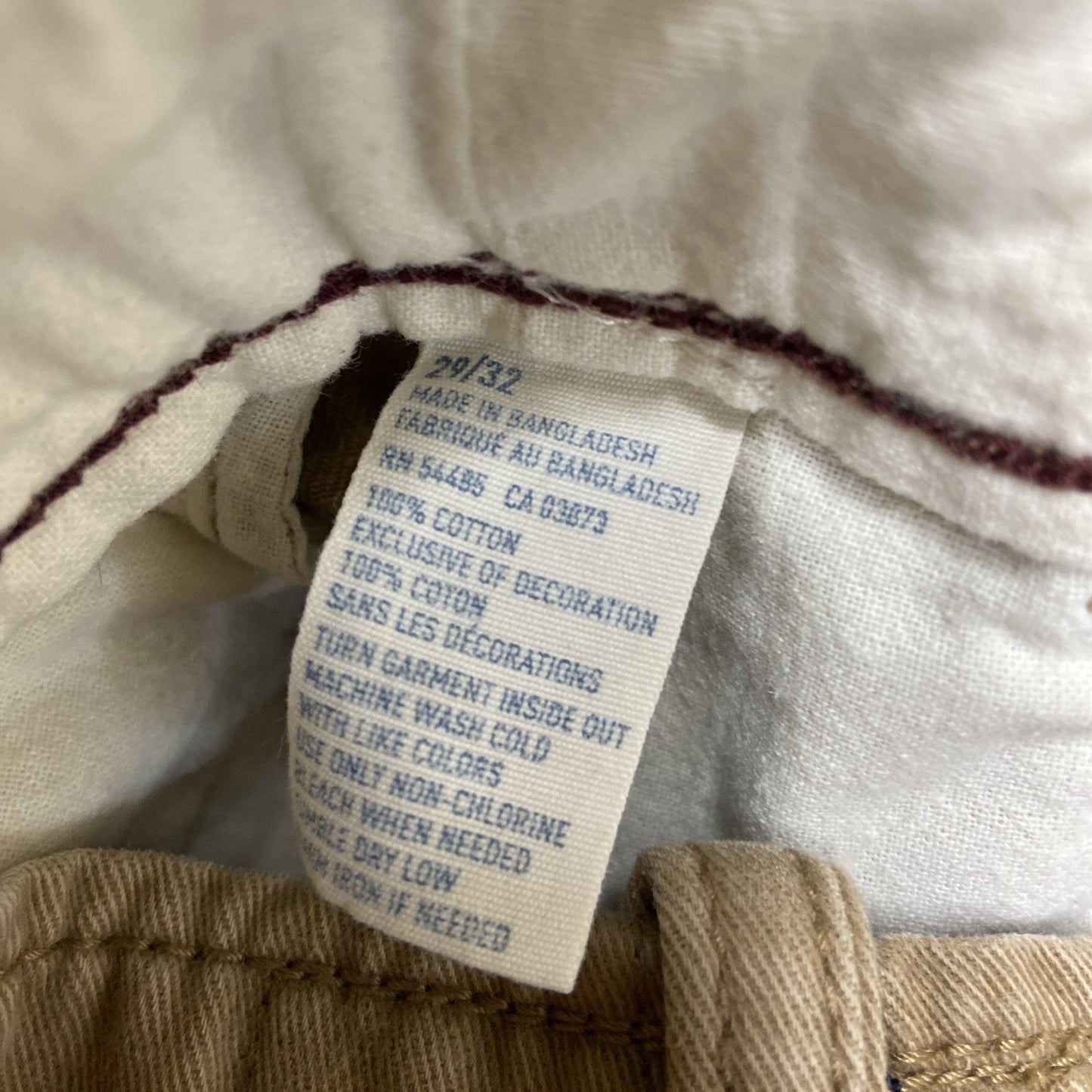 American Eagle Straight Chino Pants Men's Size 29x32 Brown Pants