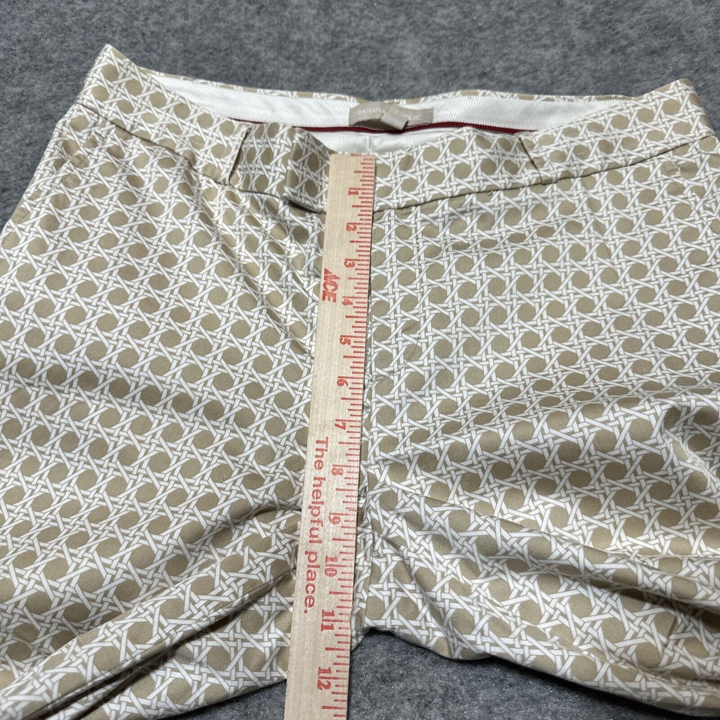 Banana Republic Women's Dress Pants Size 8 Beige Light Wash Pants