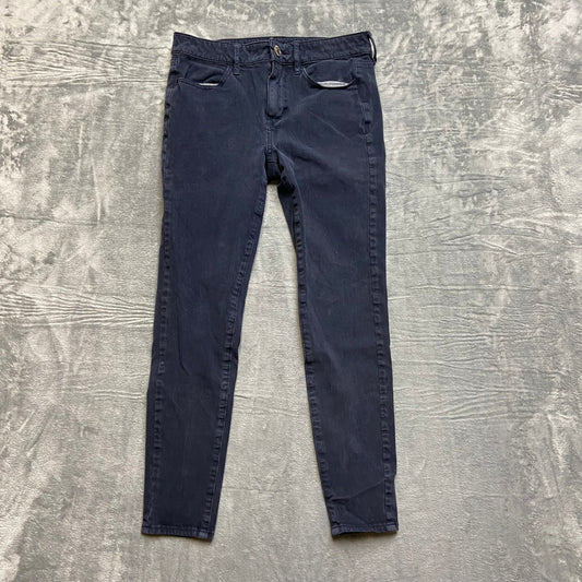 American Eagle Super Stretch X Hi Rise Jegging Women's Size 2 Short Dark Blue