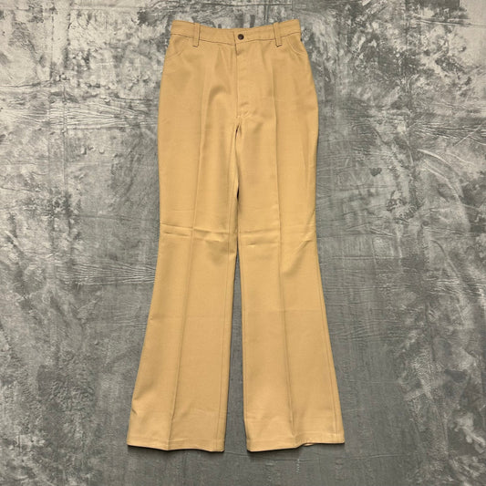 New Vintage Lady Dickson Jenkins Western Flared Pants Women's Sz 28 Tan Brown Hemmed