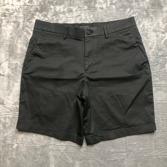 New Banana Republic Aiden Stretch Bermuda Shorts Men's Size 35 Black