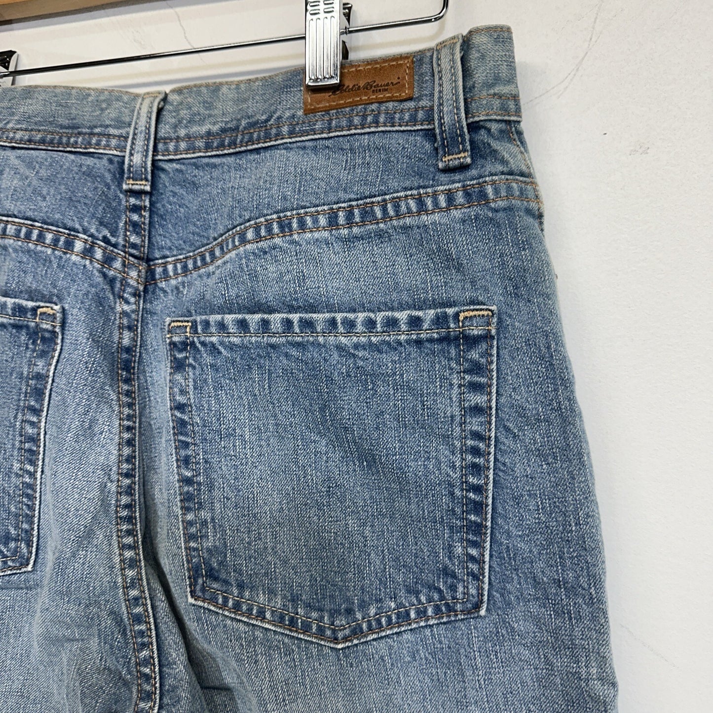 Eddie Bauer Jeans Women's Size 10R (29x31) Straight Leg Blue Denim
