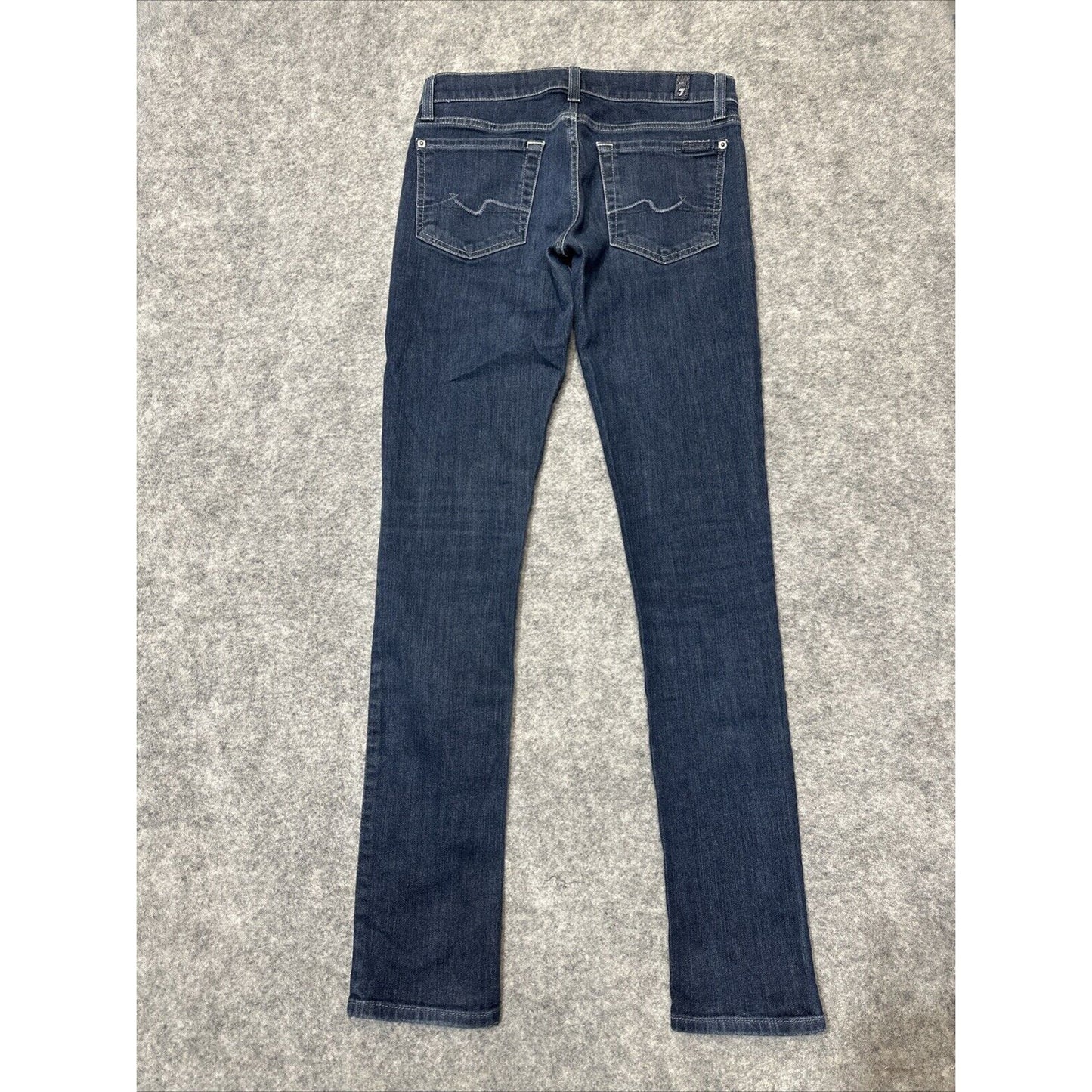 7 For All Mankind Roxanne Women's Skinny Jeans Size 27 Blue Dark Wash Denim