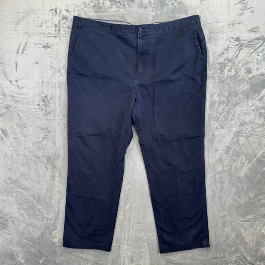 Cremieux Men's Straight Chino Pants Size 50x32 Navy