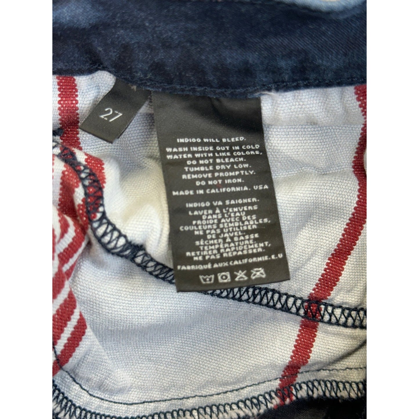 J Brand Women's Capri Skinny Jeans Size 27 Dark Wash