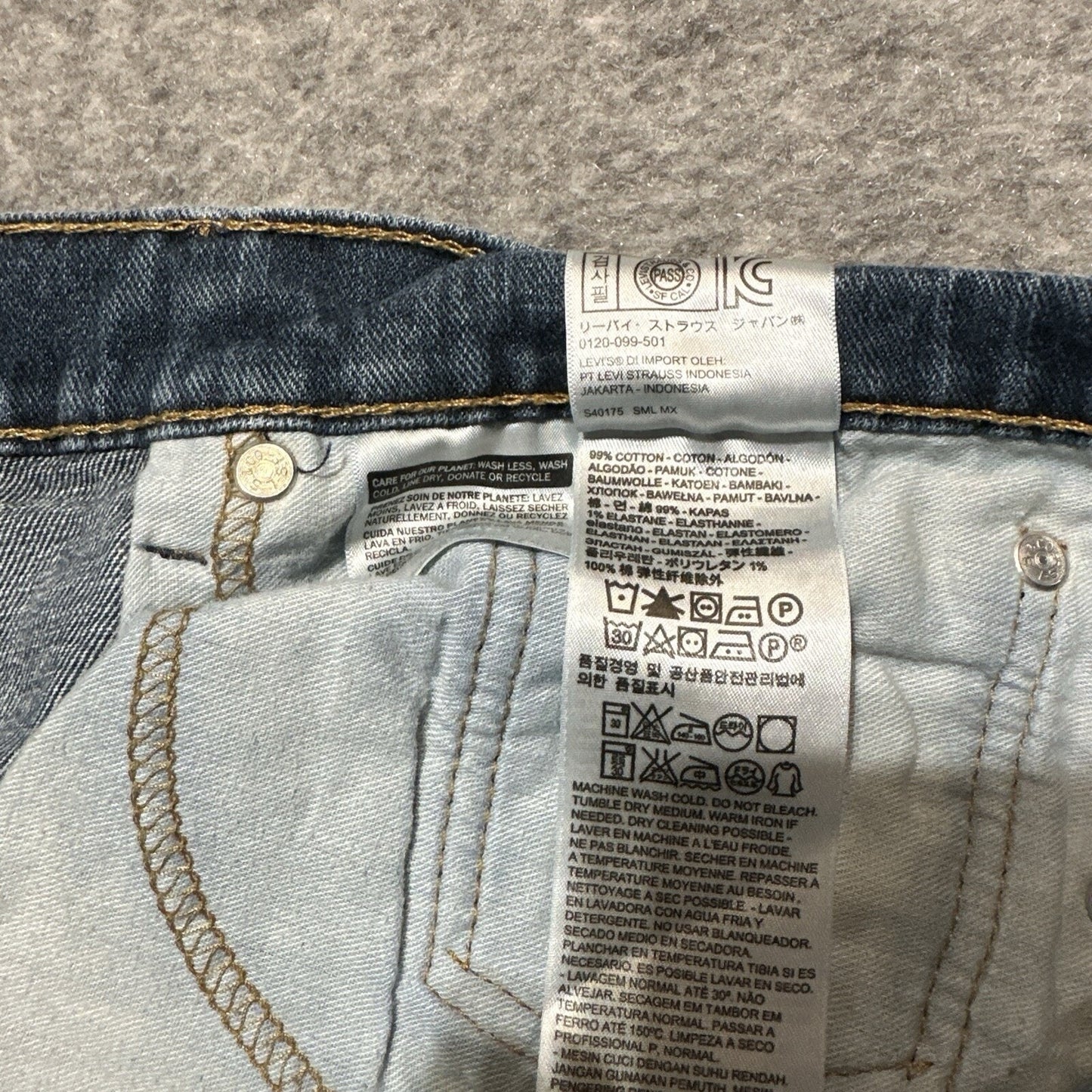 Levi’s 505 Men’s Relaxed Straight Leg Jeans Size 38x32 Blue Medium Denim