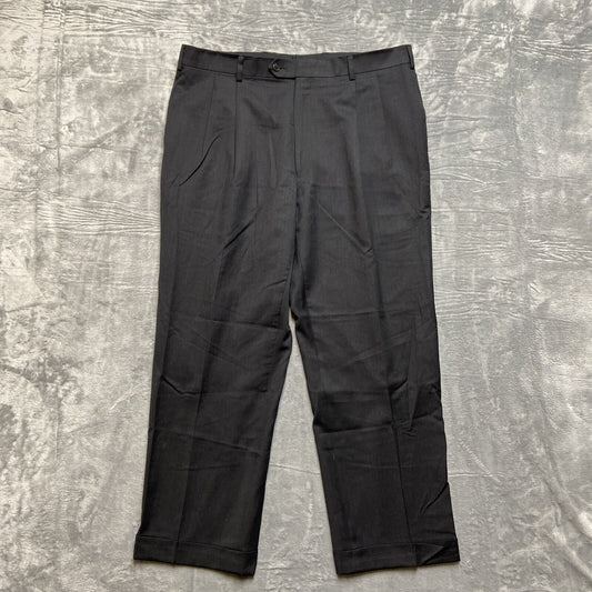 Jos. A. Bank Travelers Collection Pleated Dress Pants Men's Size 38x30 Black
