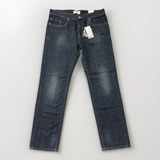 New Mexx Regular Fit Straight Jeans Men's Size 34x34 Dark Blue Denim