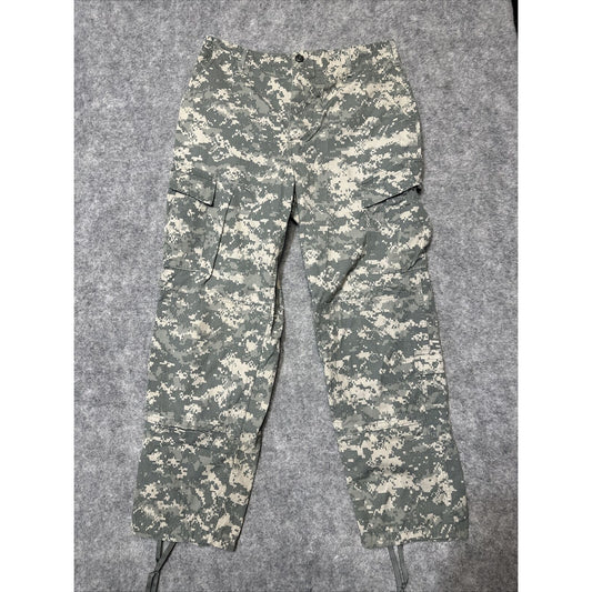 Army Combat Uniform Trousers Men's Camouflage Pants Size M Green Cargo Pants