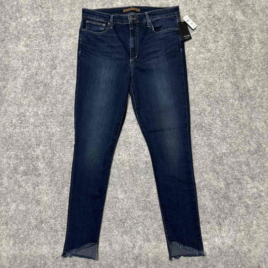 New Joe's Women's Dark Wash High Rise Frayed Hem Skinny Jeans Size 31