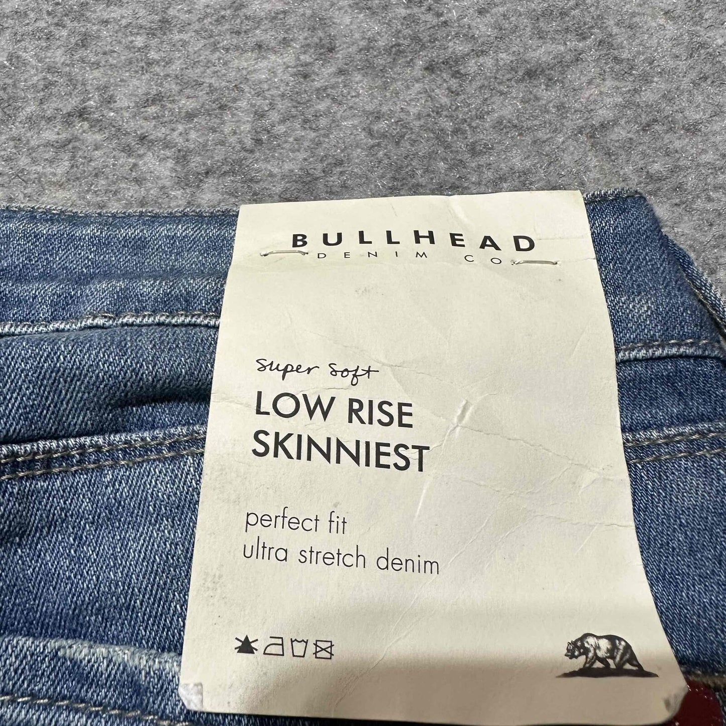 New BULLHEAD DENIM CO Skinniest Sunrise Indigo Women's Skinny Jeans Size 7 Blue
