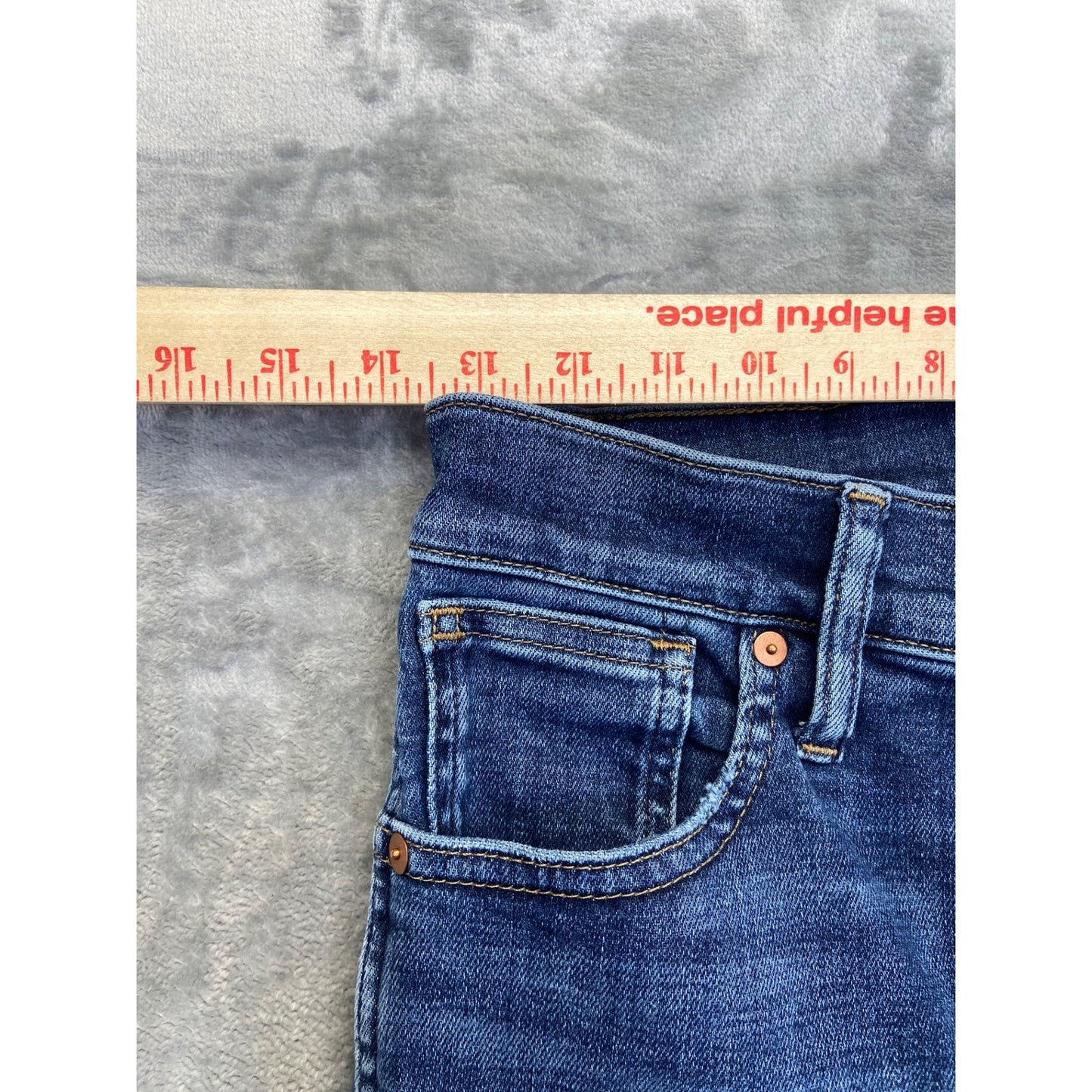 Madewell Women's 10" High Rise Skinny Jeans Size 27 Blue