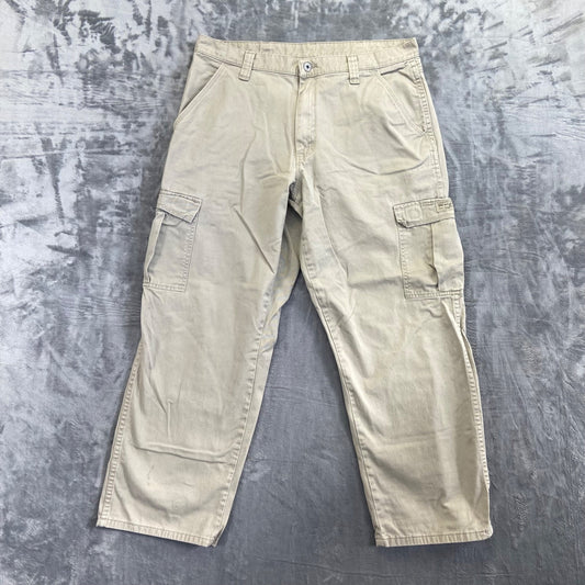 Wrangler Men's Cargo Pants Straight 34x30 Beige