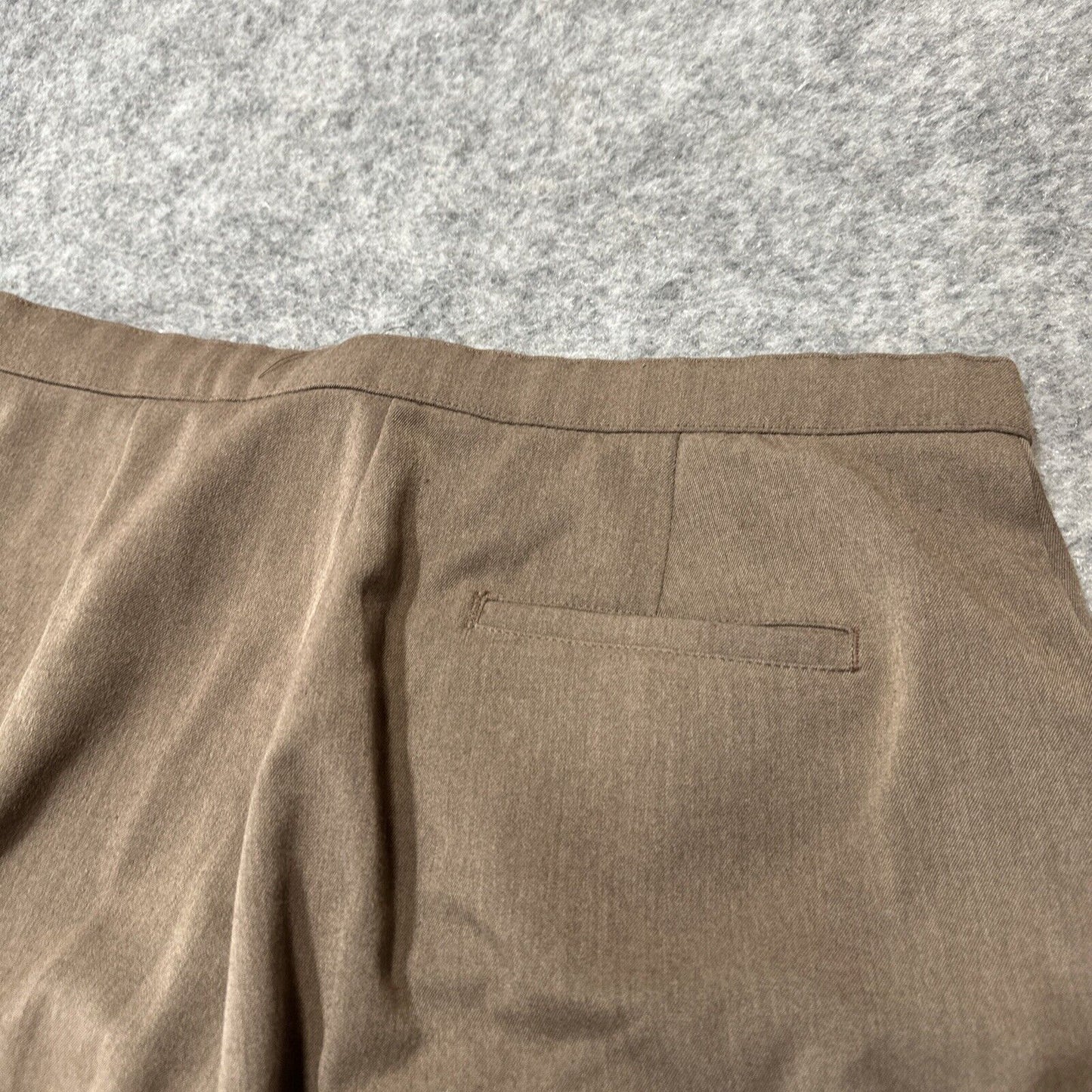 Kim Rogers Signature Women's Pleated Dress Pants Size 12 Brown Pants