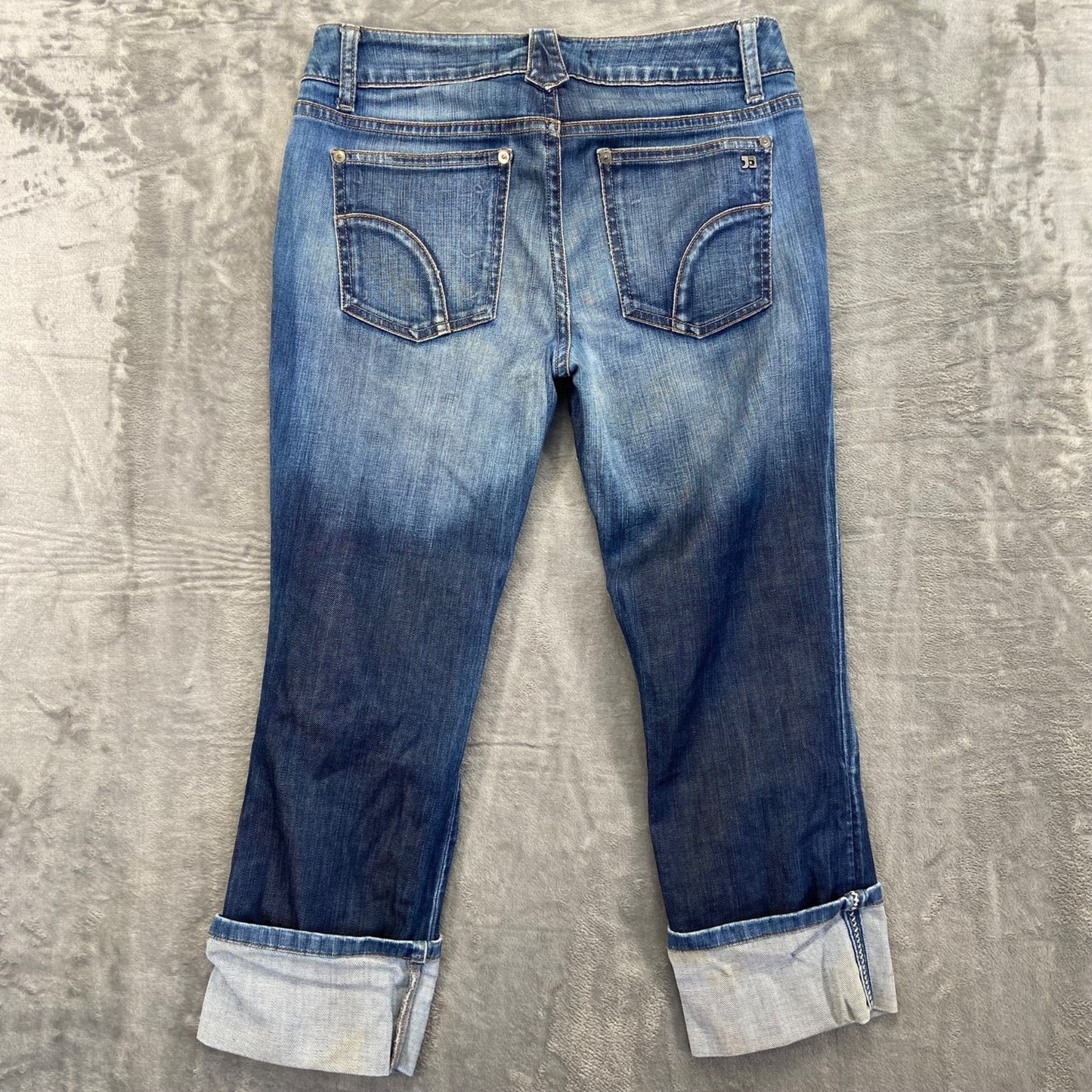 Joe's Women's Honey Kicker Straight Jeans Size 28 Blue Dark Wash Denim
