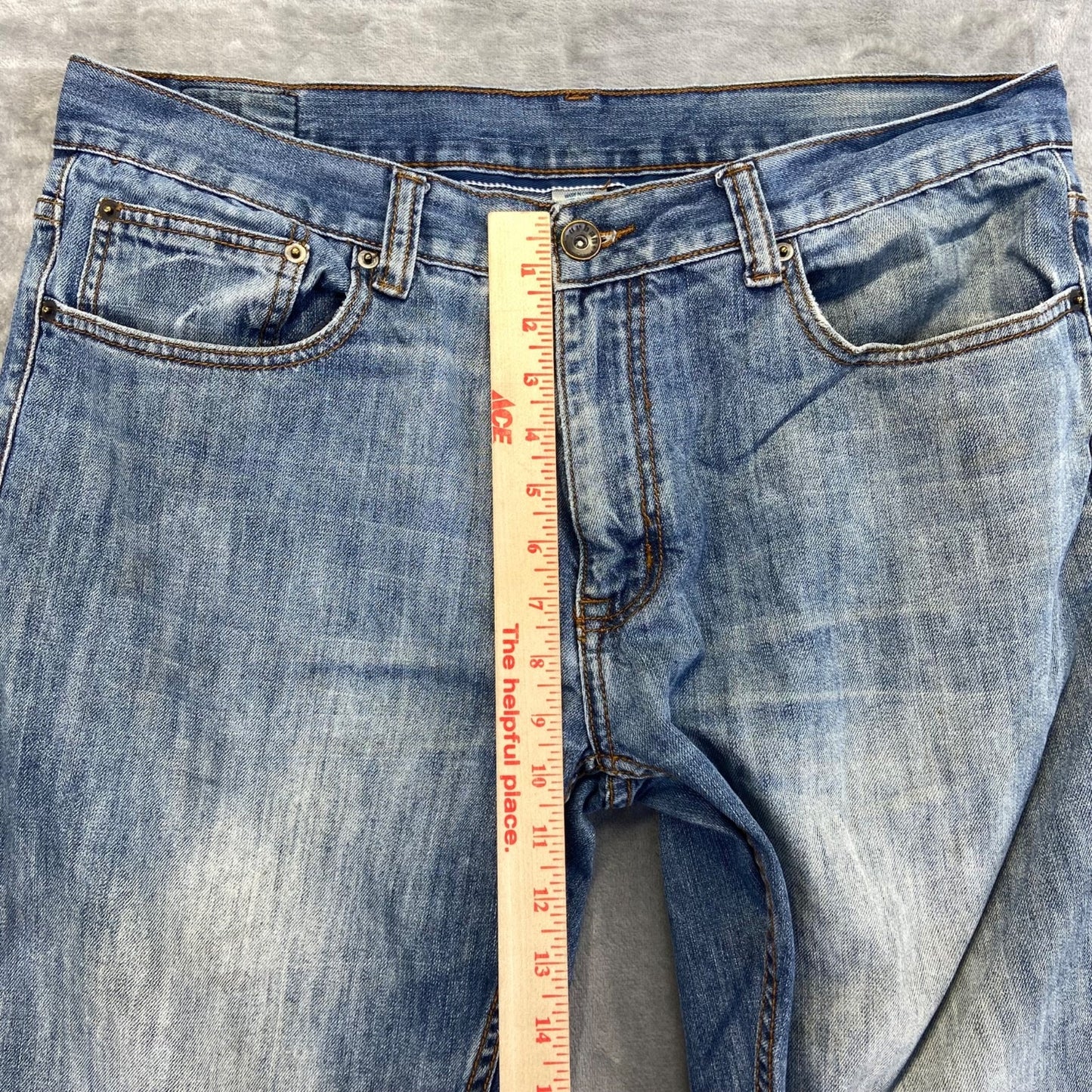 Urban Pipeiine Men's Straight Jeans Size 36 Blue Light Wash