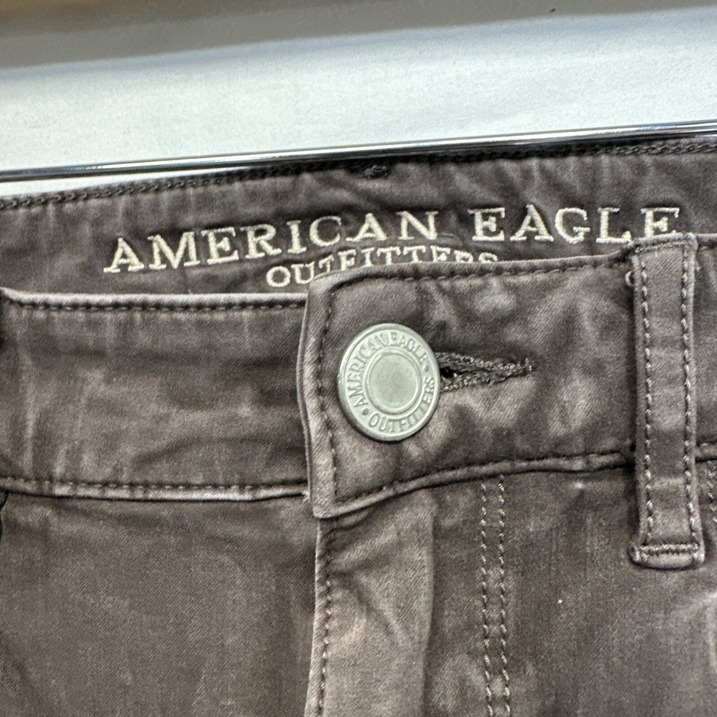 American Eagle Jeans Women’s Size 6 Brown Super Stretch X4 Hi-Rise Jegging Denim