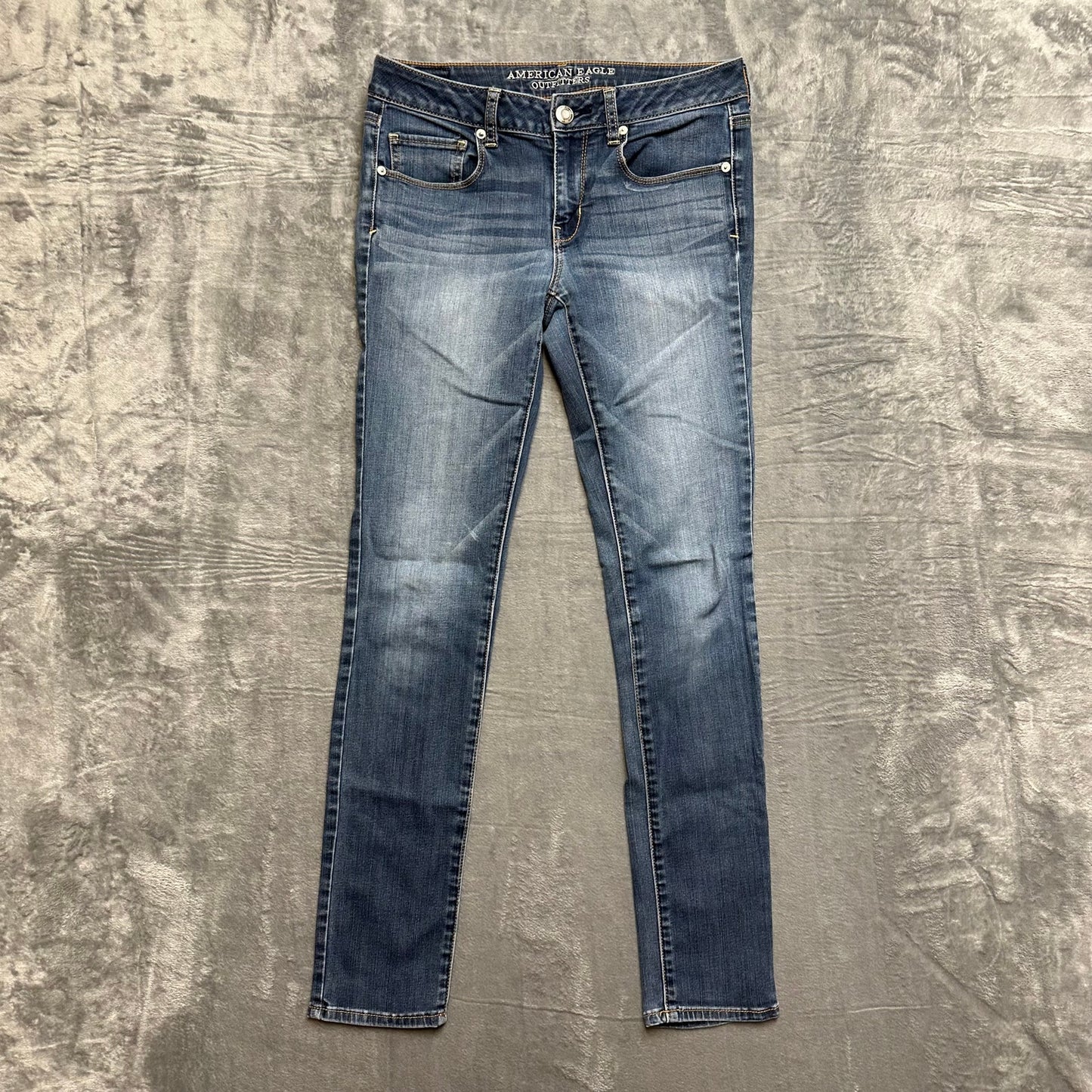 American Eagle Outfitters Skinny Jeans Men's Size 8 Long Blue Denim