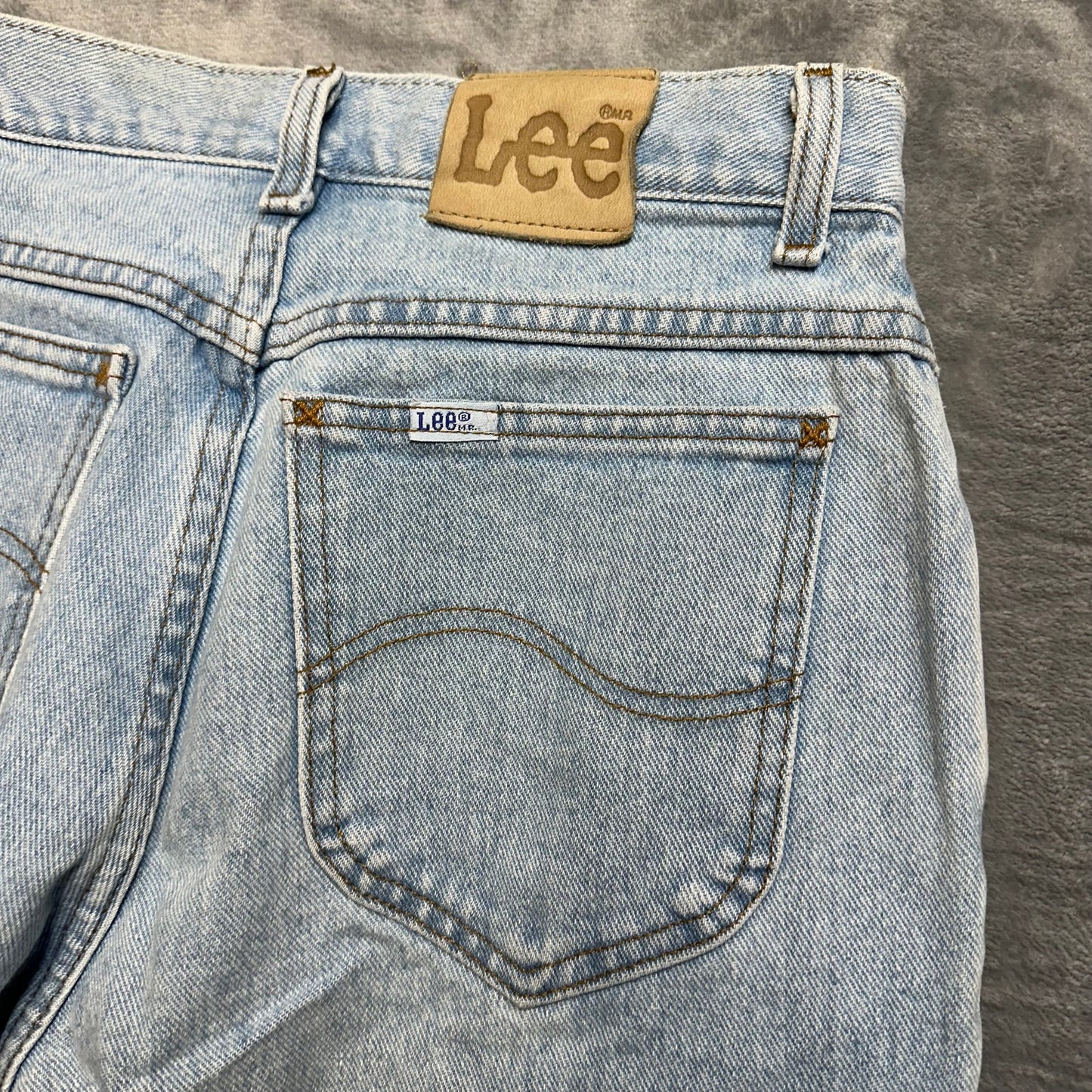 Lee Classic Fit Straight Jeans Women's Size 7 Blue Denim