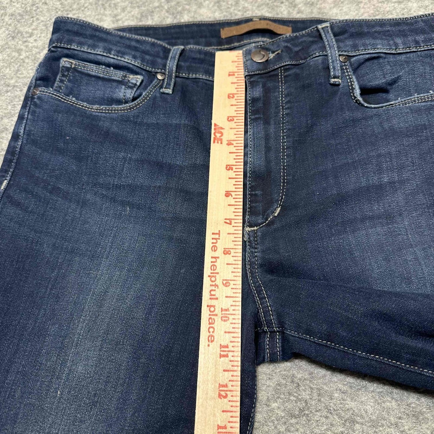 New Joe's Women's Dark Wash High Rise Frayed Hem Skinny Jeans Size 31