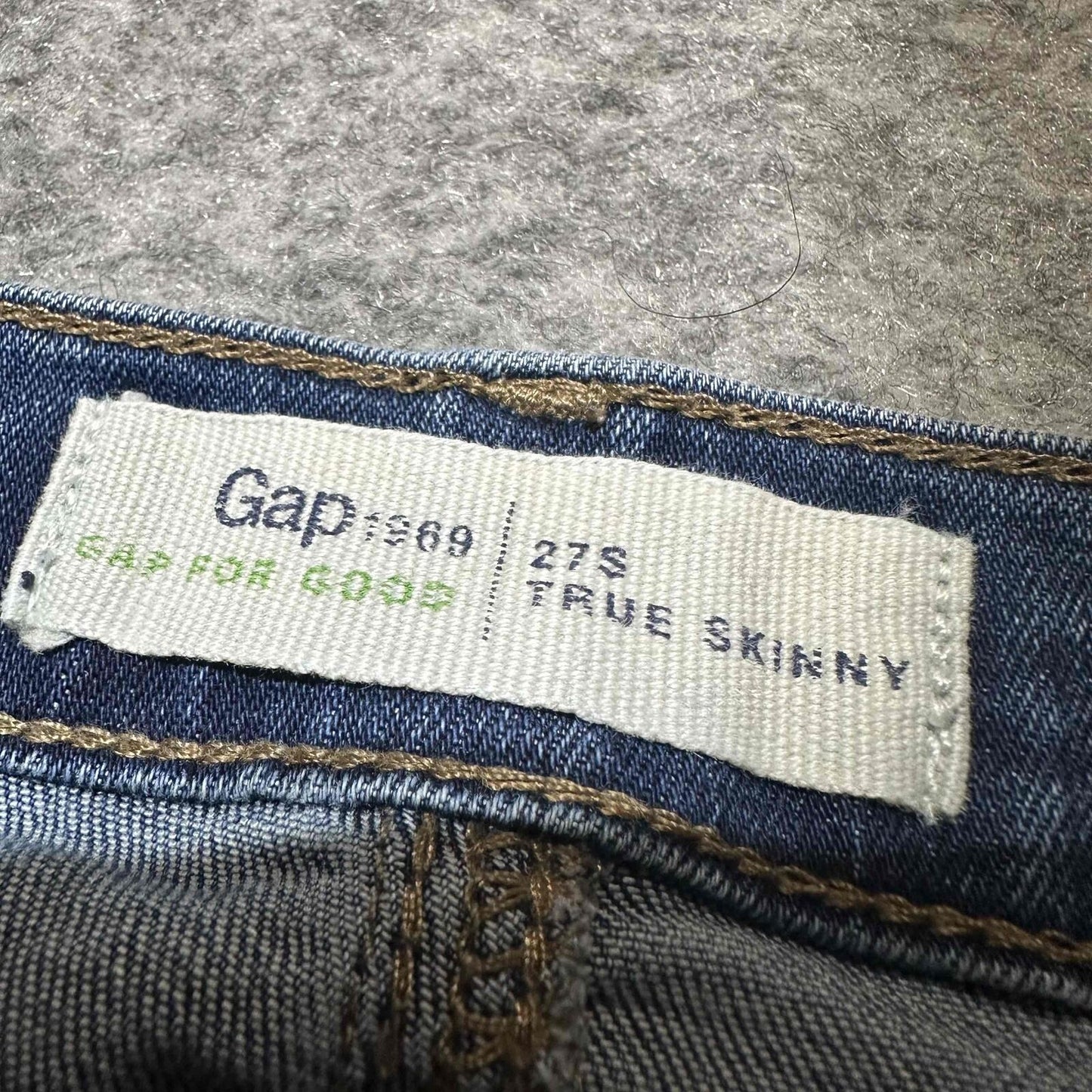 Gap 1969 True Skinny Women's Skinny Fit Jeans Size 27S Blue Medium Wash Denim