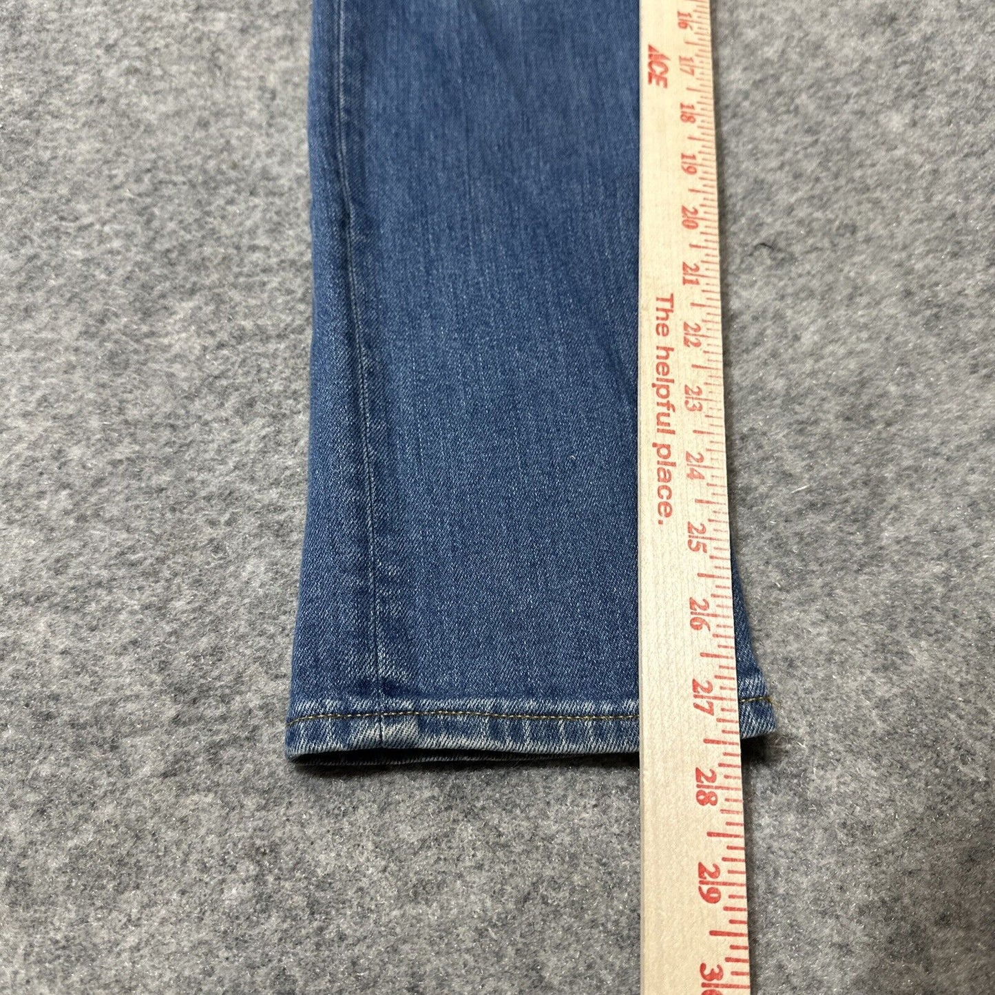 Gap 1969 Girlfriend Women's Straight Jeans Size 26 Blue Medium Wash Denim