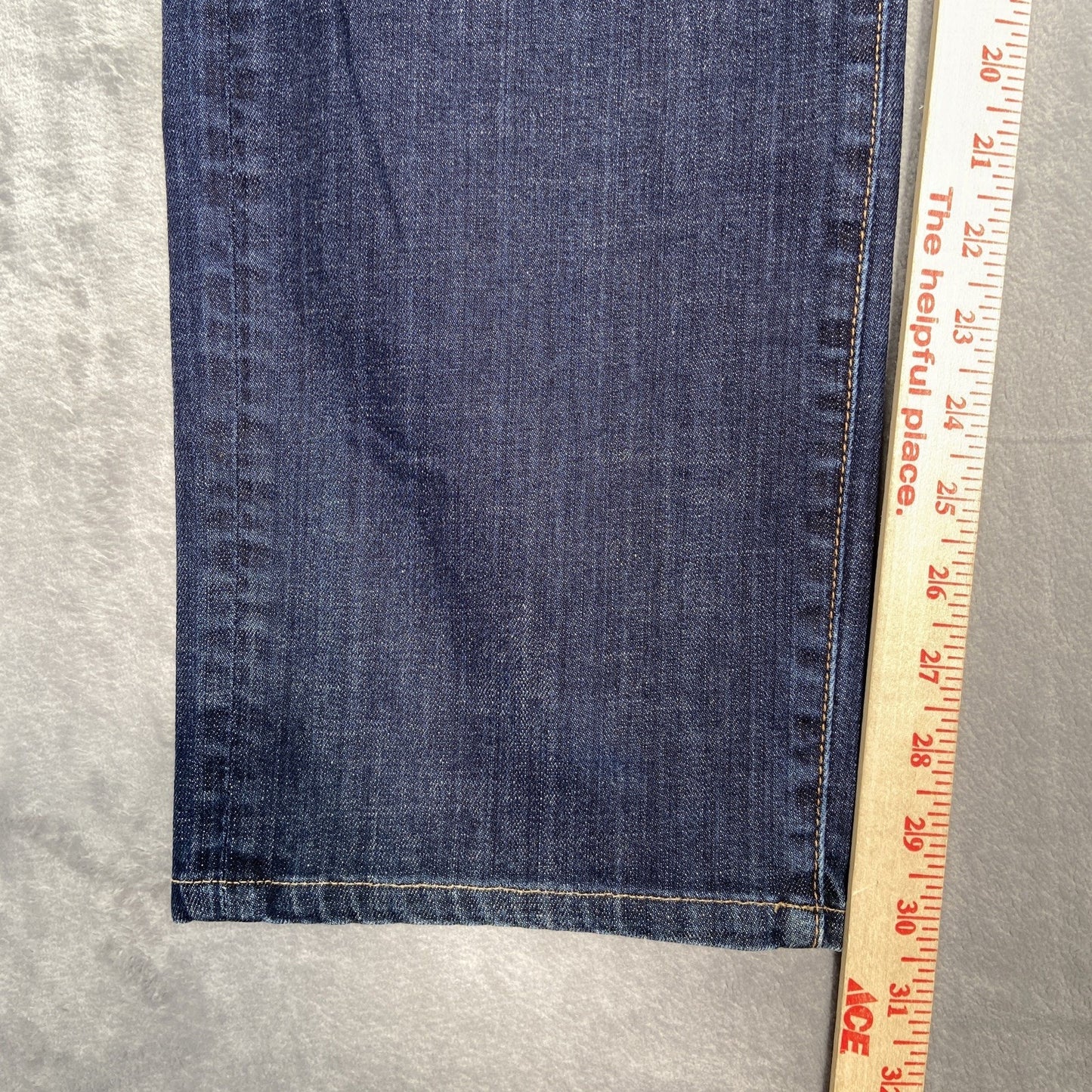 7 For All Mankind Slimmy Straight Jeans Men's Size 40 Dark Blue
