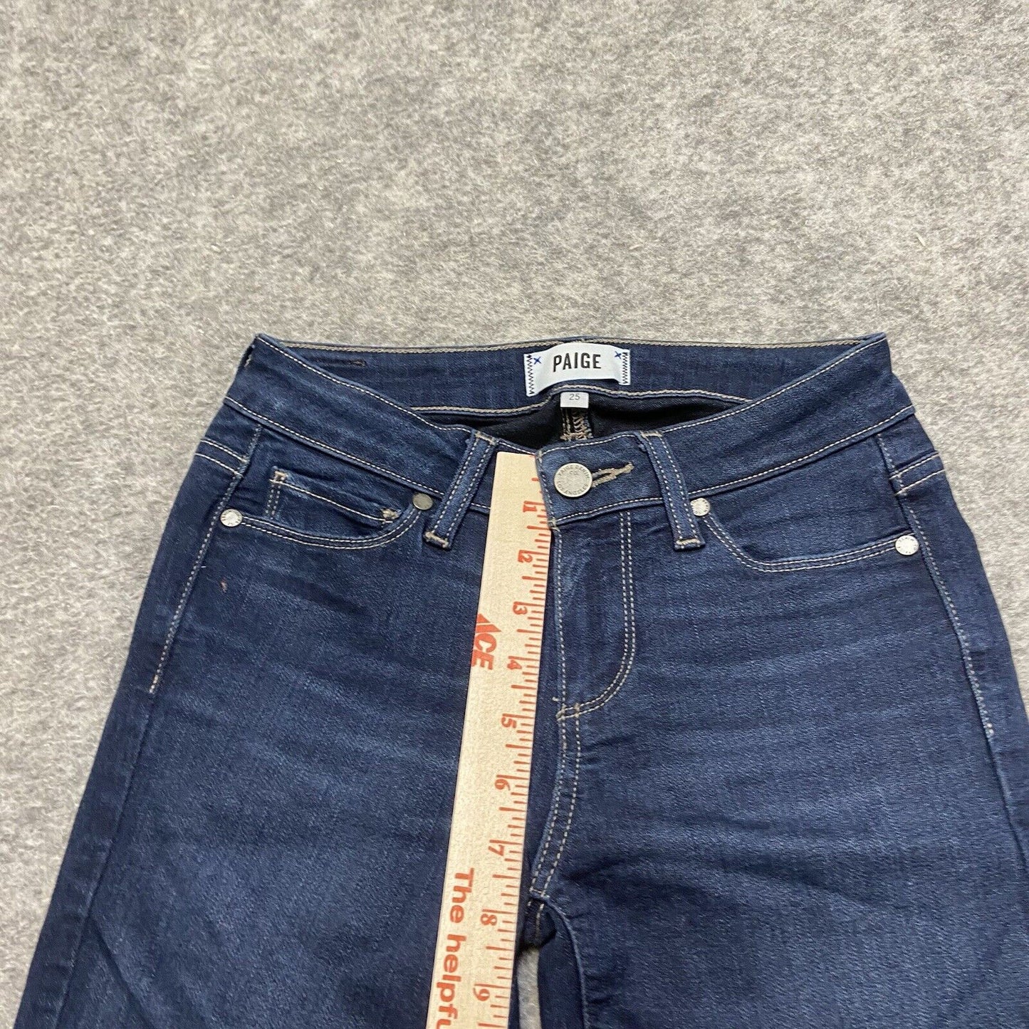 Paige Verdugo Ankle Jeans Women's Size 25 Dark Blue Denim NWOT