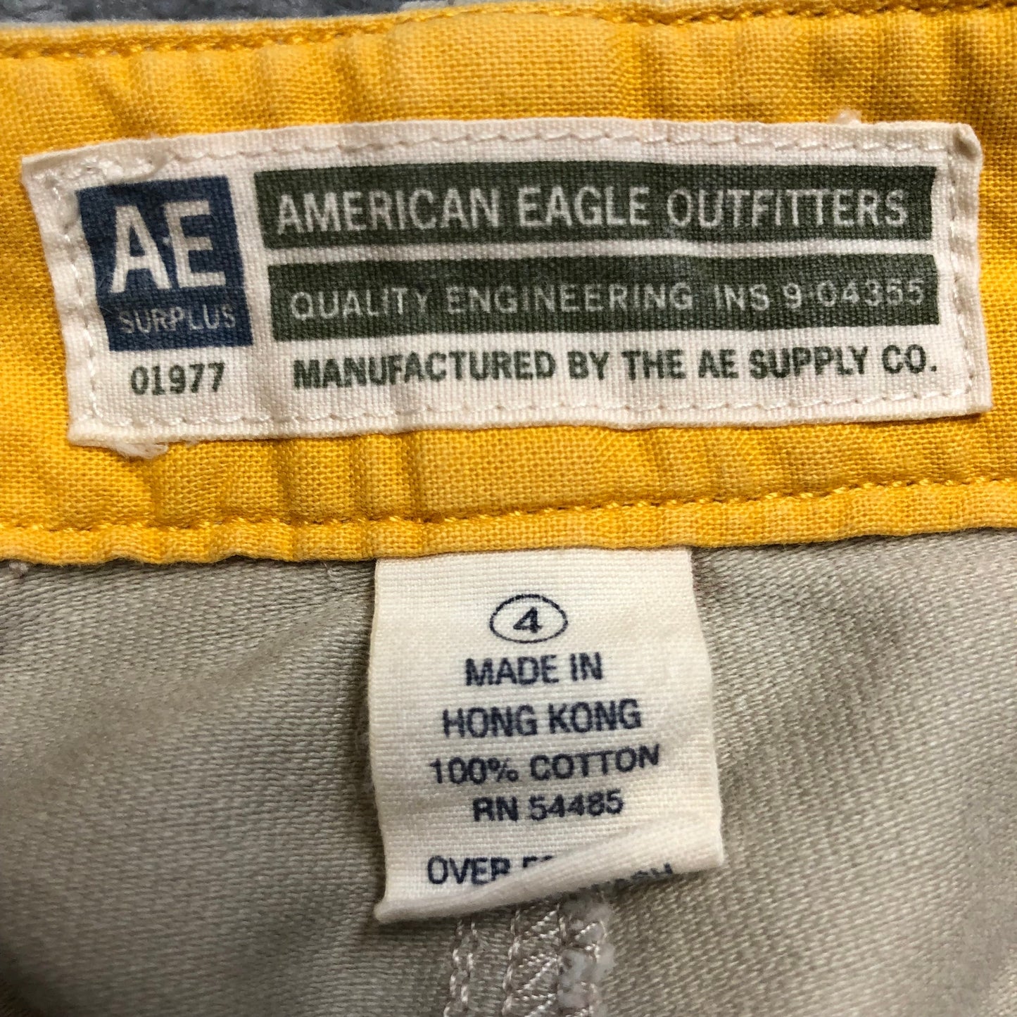 Vintage American Eagle Cargo Pants Women's Size 4 Beige