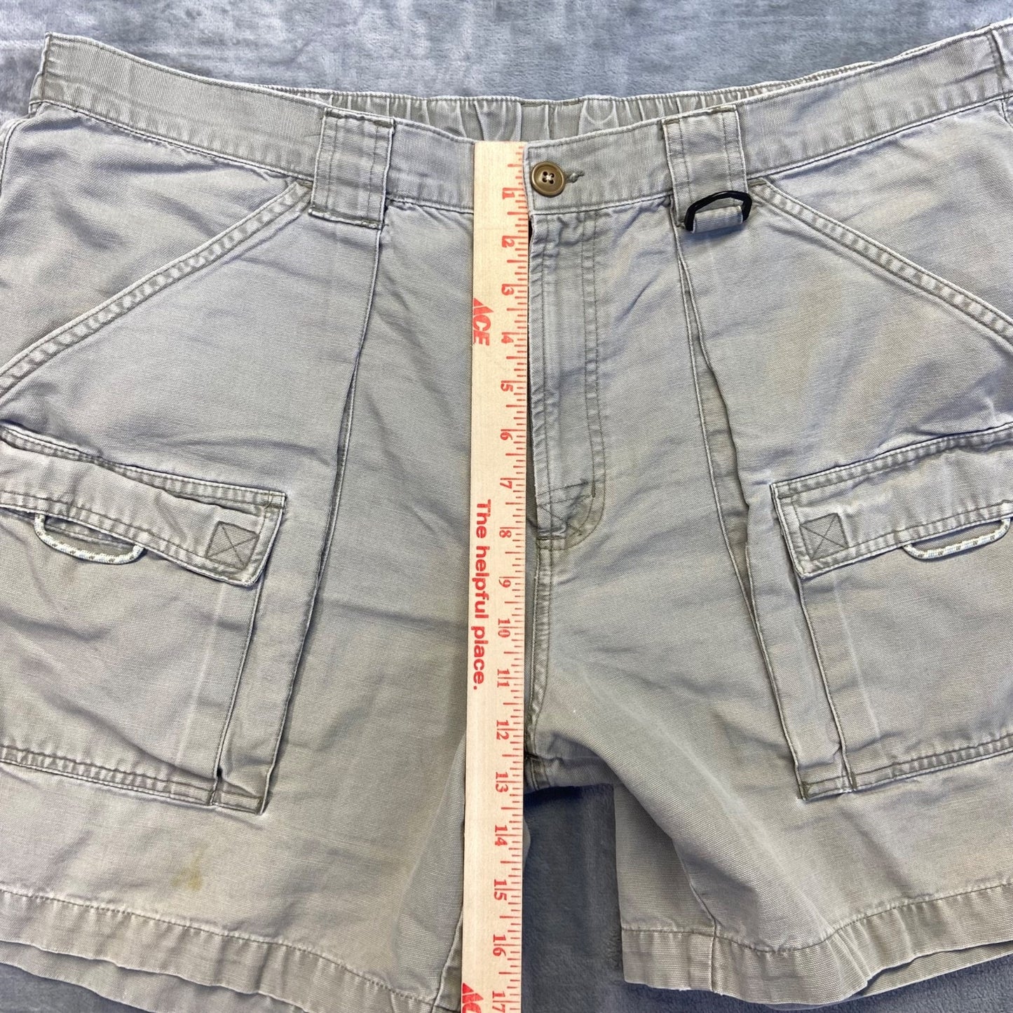 Columbia PFG Performance Fishing Gear Cargo Shorts Men's Size XL Gray