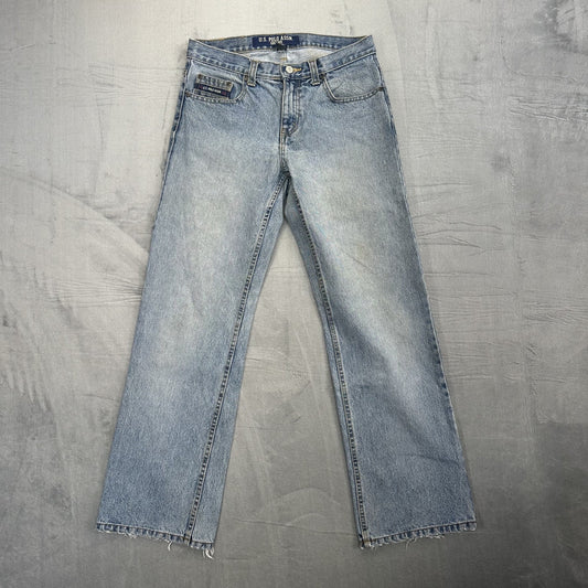Vintage U.S. Polo Assn. Straight Leg Jeans Men's 30x32 Light Wash Blue