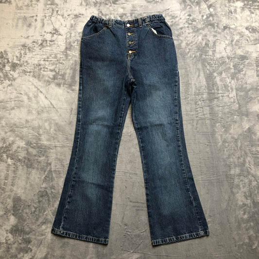 Motherhood Tapered Jeans Women's Size 16 Short Blue Denim