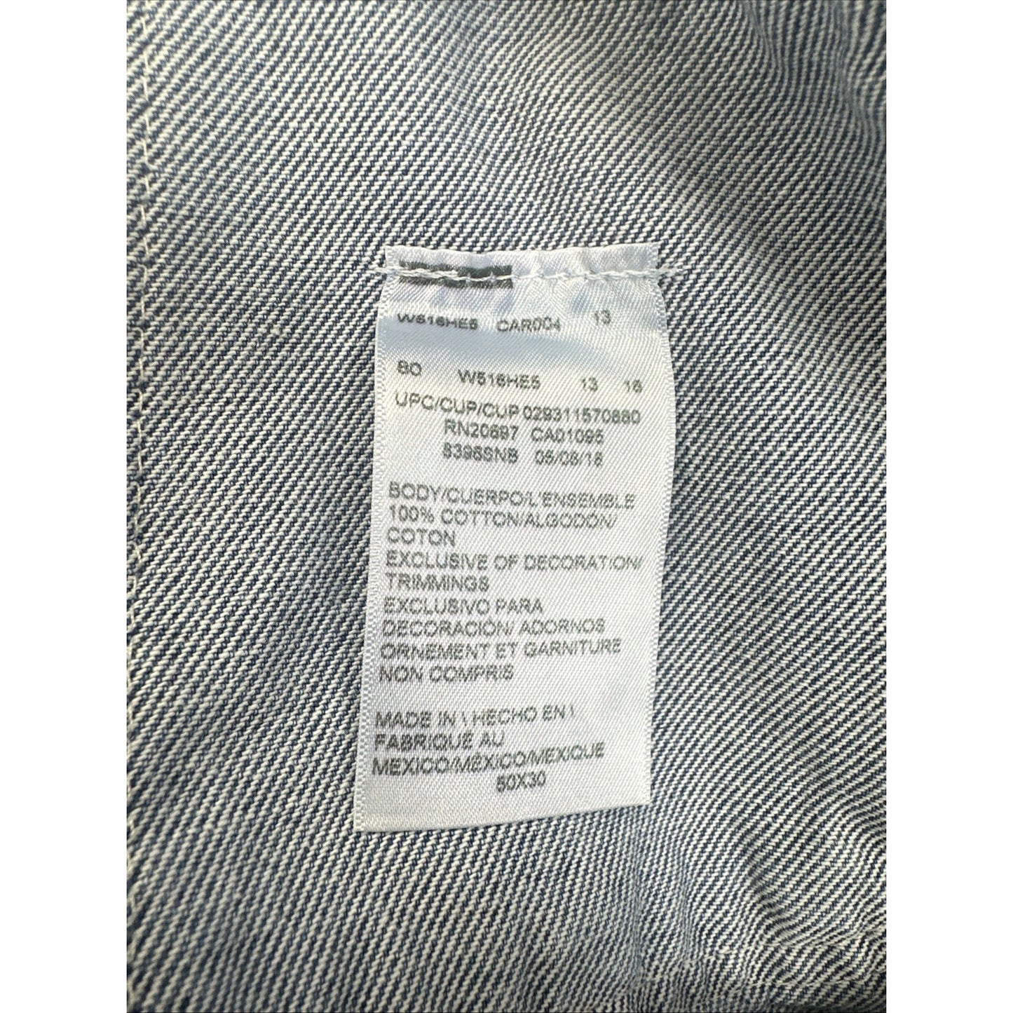 New Dickies Denim Bib Overalls Men's Size 50x30 Blue Denim