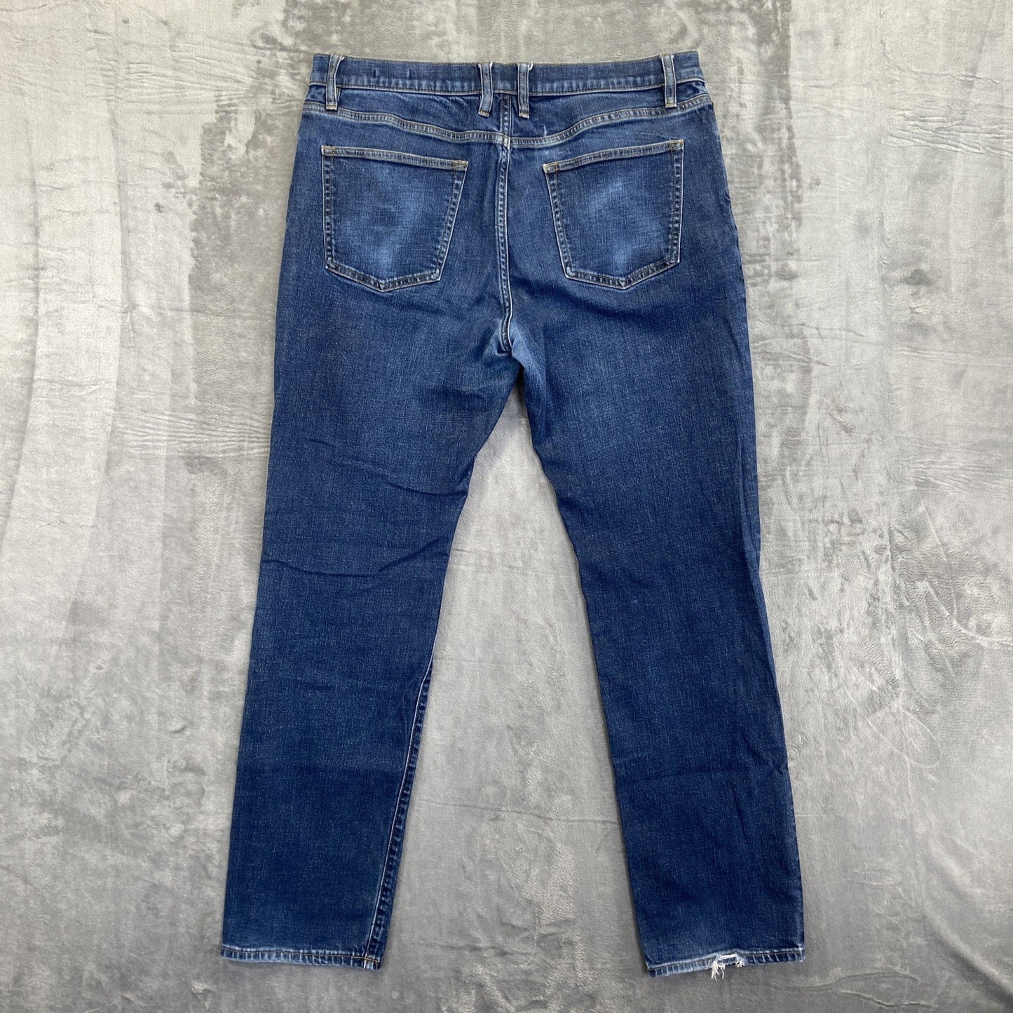 Oliver Logan Straight Jeans Men's Size 36x34 Dark Wash Blue Denim