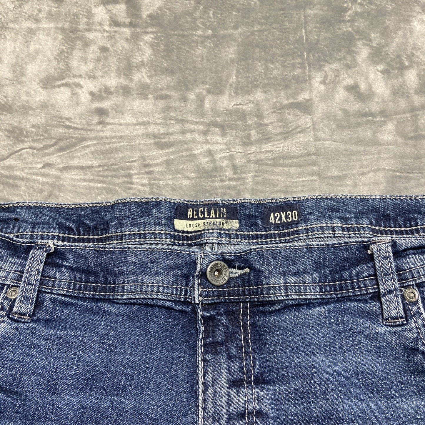 Reclaim Bootcut Jeans Men’s Size 42x30 Blue Denim