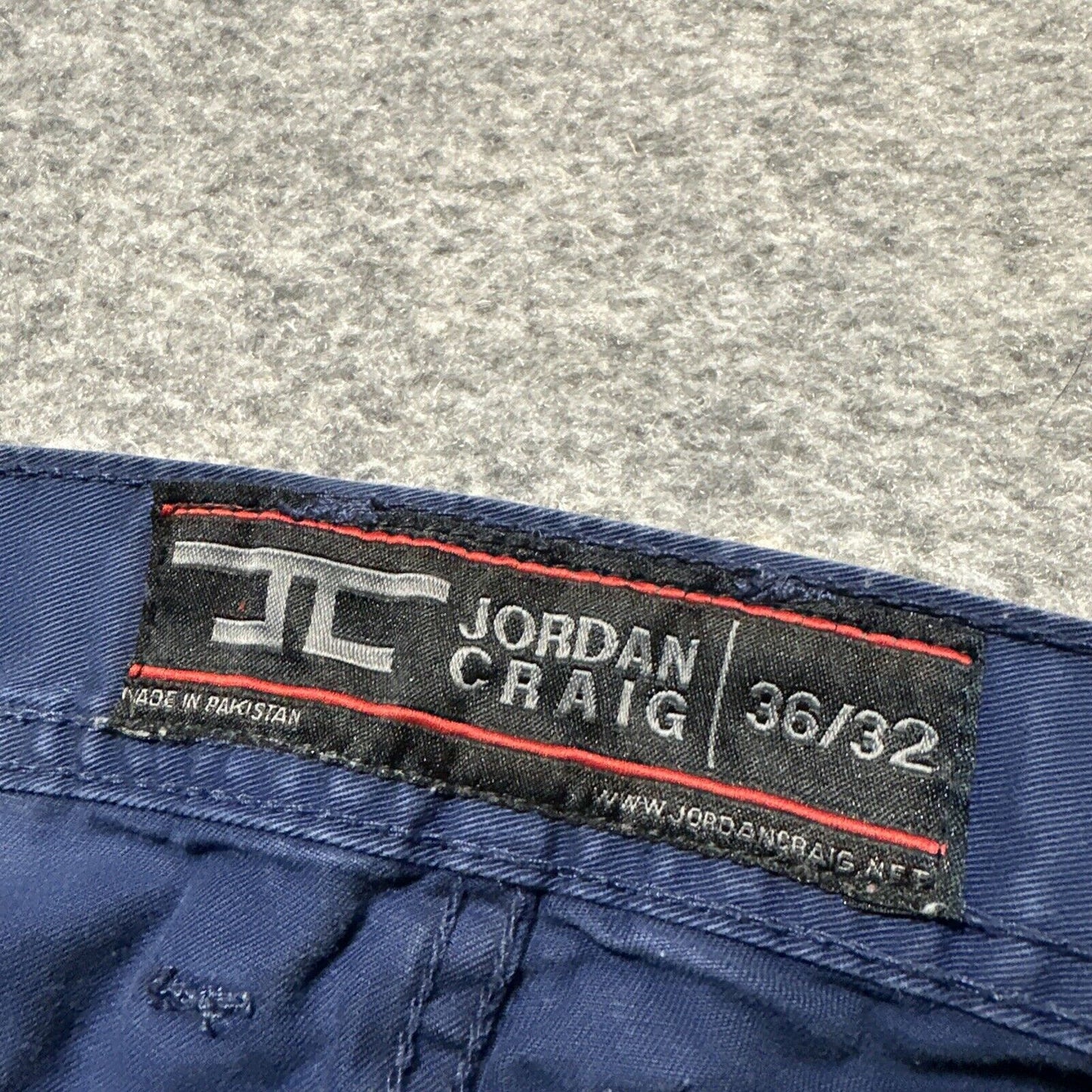 Jordan Craig Straight Jeans Men's Size 36x32 Dark Blue Denim Skater
