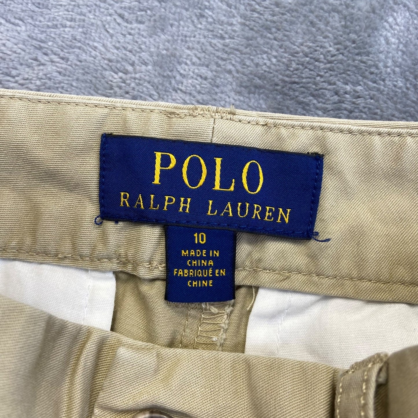Polo Ralph Lauren Women's Straight Pants Size 10 Beige