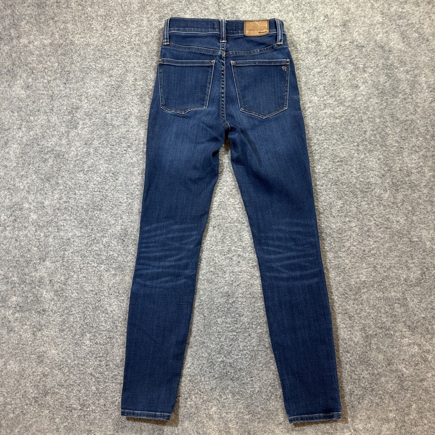 Madewell 9" High Rise Skinny Jeans Womens Size 23 Dark Blue Denim