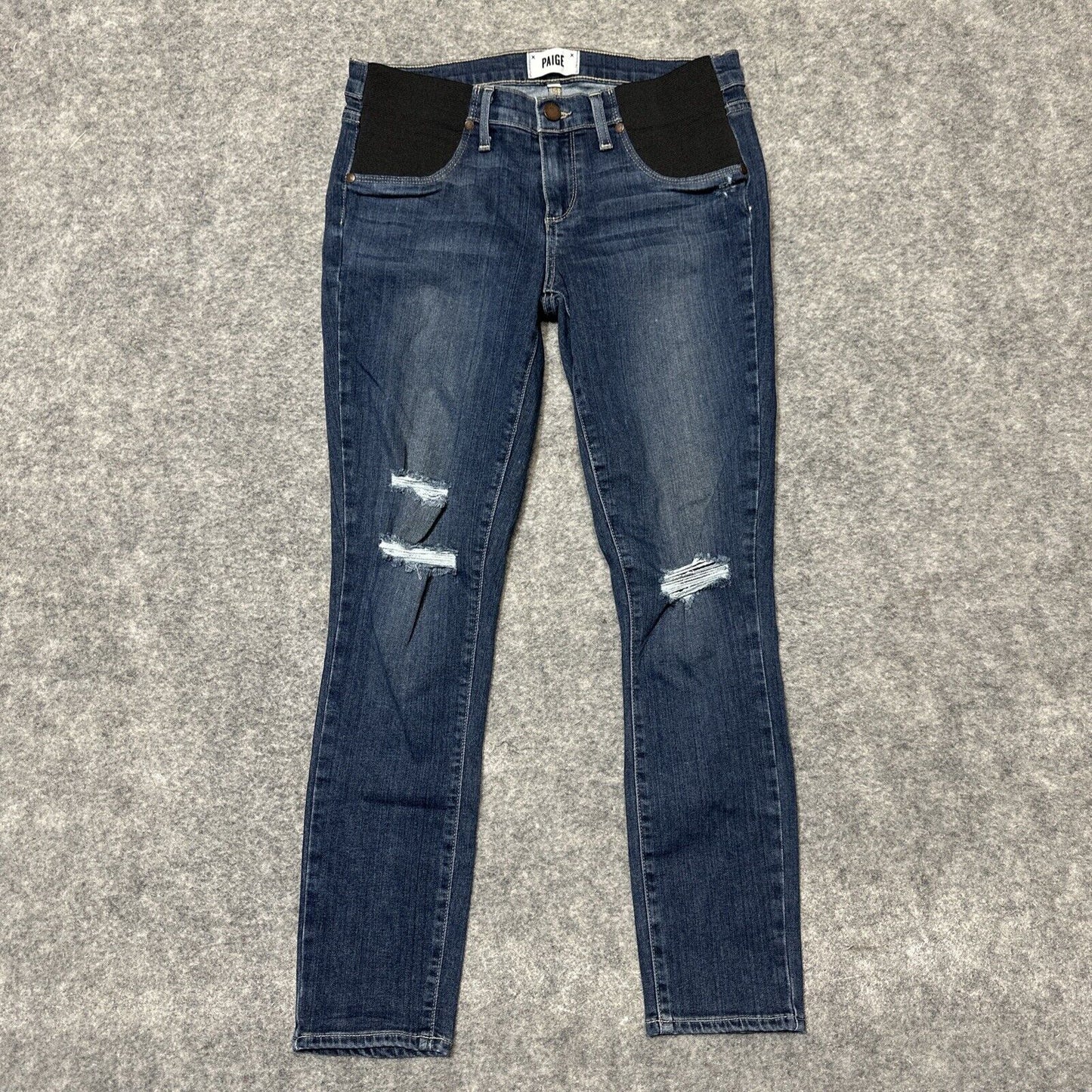 Paige Verdugo Ankle Women's Jeans Size 28 Blue Dark Wash Denim
